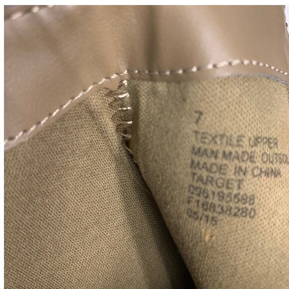 Betseyville by Betsey Johnson Fringe Tan Wedge Ankle Boots Size 7 - Picture 9 of 10